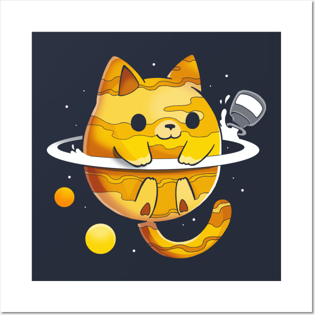 Cat Universe Wall Art by Vallina84